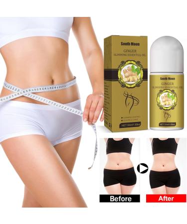 Buy 2-Piece Roll-On Essential Oils (50ml) for Weight Loss Belly Drainage & Massage | Natural Ginger Oil for Skin & Relaxation - International Shipping Available - Buy Online on GoSupps.com