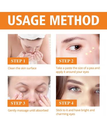 Vitamin C Eye Cream Vitamin C Anti-Ageing Eye Moisturiser Anti-Fatigue Eye Cream for a Radiant Complexion - Buy Online on GoSupps.com