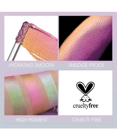 3 Pcs Liquid Chameleon Eyeshadow Set - Metallic Multichrome Glitter - Long-lasting & Holographic (#B) - Buy Online on GoSupps.com