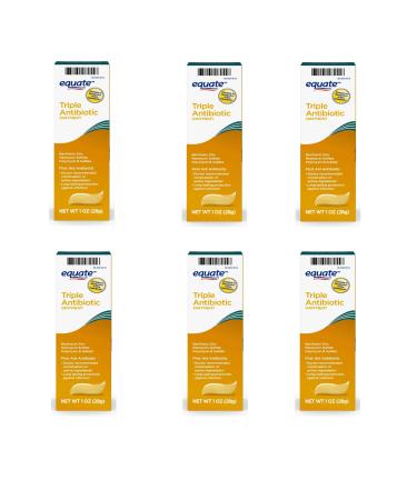 Equate First Aid Triple Ointment Protection 1 oz - Equate First Aid Ointment 24-Hour Wound Care Pack of 6
