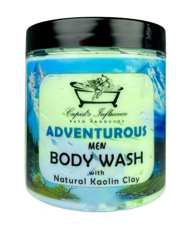 Whipped Soap | Luxurious Kaolin Clay Body Wash | Shower Fluff | Shaving Foam | Shower Cream | Bubble Bath | Handmade Soap | Shower Whip | Seasonal Gifts | Stocking Fillers (ADVENTUROUS)