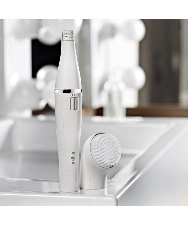 Braun Face Replacement Cleaning Brush - 2 Pack for Braun Facial Epilator | International Shipping Available - Buy Online on GoSupps.com