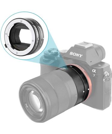 Neewer Metal AF Macro Extension Tube Set for Sony NEX E-Mount Cameras - Buy Online on GoSupps.com