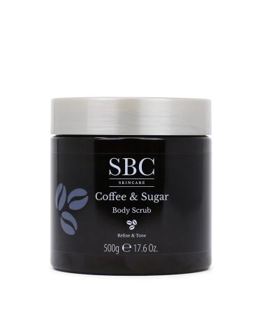 SBC Skincare Coffee & Sugar Body Scrub 500g Exfoliating Body Scrub Nourishing Softening Smoothing