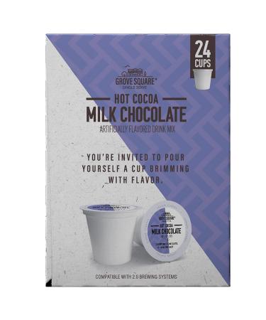 Grove Square Hot Cocoa Pods - Milk Chocolate, 24 Count | Single Serve Hot Chocolate - Buy Online on GoSupps.com