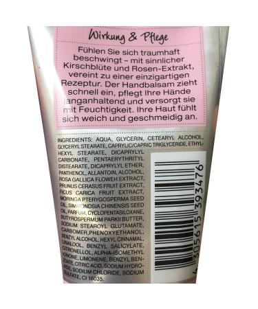 Wellness & Beauty Hand Balm | Cherry Blossom & Rose Extract | 100ml - Nourishing Formula for Soft Hands - Buy Online on GoSupps.com