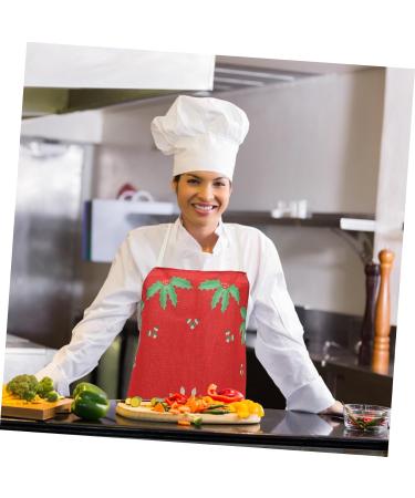 POPETPOP Barber Cloth Christmas Party Apron Christmas Hair Cutting Cape Christmas Kitchen Apron Funny Barber Station Organizer Barber Aprons Work Apron Cotton Linen Aldult Miss Hair Brush 68X55X0.5CM - Buy Online on GoSupps.com