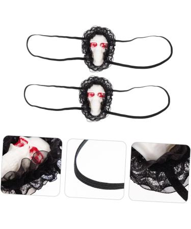 Holibanna 3 Pairs Halloween Eye Masks - Pirate Eye Patch Lace Skull Patches Cosplay Props & Sleep Covers for Halloween Decor - Buy Online on GoSupps.com