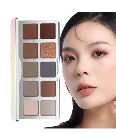 Eyeshadow Palette 10Color Blendable Beauty CosmeticsTravel Makeup Palettefor Women Wife Girlfriend Mom BD401