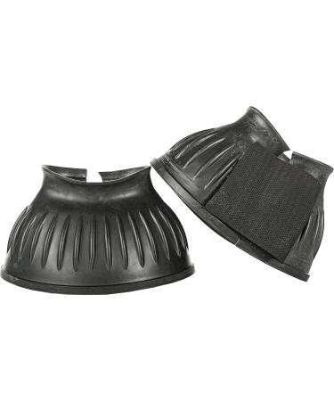 HKM 86059100.0635 Rubber Bell Boots Atlanta 1 Pair Black Small Black