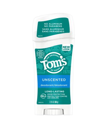 Toms of Maine Deod Stk Unscented Long Lasting  2.25 oz - Buy Online on GoSupps.com