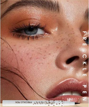 PICKX Freckle Pen 4 Colors Natural Freckle Pen Fake Freckle Pen Waterproof Long Lasting Soft Spots Natural Relaxing Sun Makeup(Light Brown Natural Coffee Chestnut Dark Brown) (4PC) - Buy Online on GoSupps.com