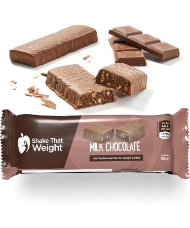 10x Milk Chocolate Meal Bars (56g each) - 10 Count Pack - Delicious Milk Chocolate Snack Bar - Buy Online on GoSupps.com