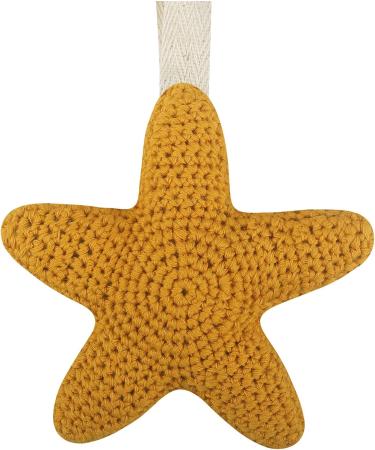 Fuzyxih Cute Star-Shaped Pacifier Holder - Durable Hanging Decorations with Carrying Band for Babies | 13 cm/5 inches | International Shipping - Buy Online on GoSupps.com