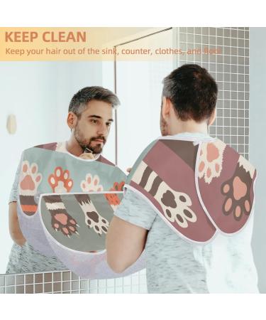Beard Bib Apron for Men - Non-Stick Waterproof Hair Catcher & Grooming Cloth | Ideal for Shaving & Trimming - Buy Online on GoSupps.com