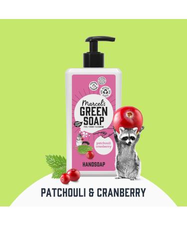 Buy Marcel's Green Soap Hand Soap - Patchouli & Cranberry - Eco-Friendly & Vegan - 6-Pack (500 ml) - 97% Biodegradable Liquid Soap - Buy Online on GoSupps.com
