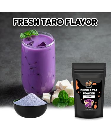 Bubble Tea Powder Kit | Taro Flavor | 1LB (454g) | 18 Servings | Instant Boba Drink Mix for Smoothies and Tapioca Pearl Milk Tea - Buy Online on GoSupps.com