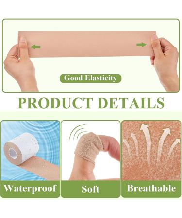 Trelaco 3 Rolls 2 x 5 Yards Moleskin Tape for Feet, Shoes, Body - Soft Cotton Adhesive Pads - Buy Online on GoSupps.com