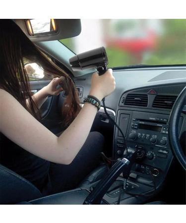 fanelod Hair Dryer 12v Folding Blow Dryer for Car Professional Hair Dryer Travel Blow Dryer Road Trip essentialL for Convertible Car Truck Travel camperr Rv Suv - Buy Online on GoSupps.com