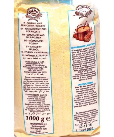Buy Corn Flour for Polenta Fioretto - Farina di Mais Misir Unu (1000g) | International Shipping Available - Buy Online on GoSupps.com