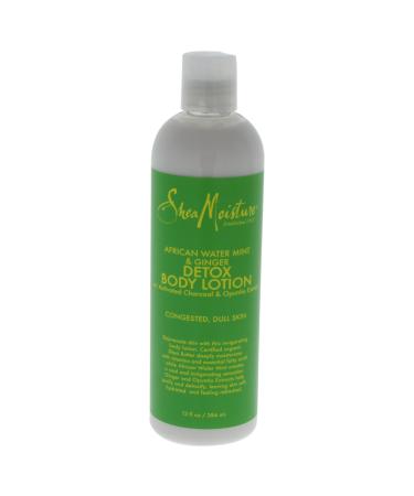 Shea Moisture African Water Mint & Ginger Detox Body Lotion  13 Ounce