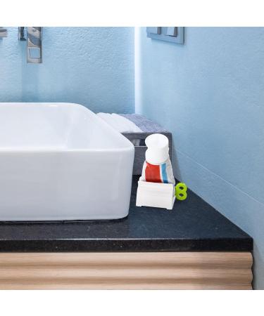 Toothpaste Squeezer Roller | Toothpaste Tube Squeezer - Rolling Tube Toothpaste Squeezer Toothpaste Seat Holder Stand Rotate Toothpaste Dispenser for Bathroom Rundaotong Green - Buy Online on GoSupps.com