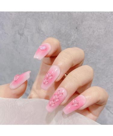 3D Heart Nail Charms Kit | Color Resin Shapes for Acrylic Nails | Nail Art Accessories for Women and Girls - Buy Online on GoSupps.com