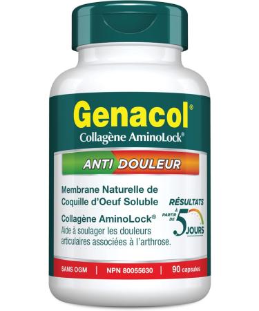 Genacol Natural Eggshell Membrane & Collagen Peptides Supplement | Experience Joint Pain Relief in Just 5 Days | Enhance Joint Mobility & Flexibility | GENACOL PAIN RELIEF 90 Capsules 90 count (Pack of 1) - Buy Online on GoSupps.com
