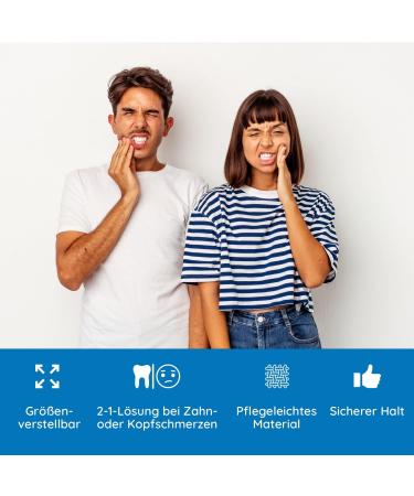 Buy Adjustable Wisdom Teeth Cooling Pads | Post-Op Compress for Pain Relief & Headaches - Buy Online on GoSupps.com