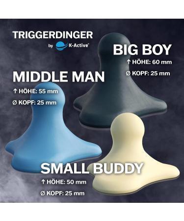 Triggerdinger by K-Active Classic Edition | Triggerpunkt Presser Set | Self-Treatment Massage Device for Tension Relief | International Shipping Available - Buy Online on GoSupps.com