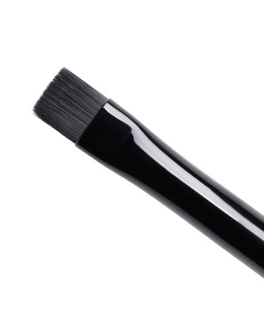 TWEEZERMAN Eyebrow Brush Flat 2-in-1 | Perfect Brow Shaping Tool - Black | International Shipping Available - Buy Online on GoSupps.com