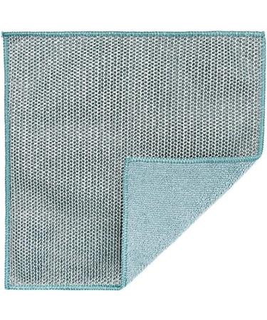 yixue 16PCS Multipurpose Wire Miracle Cleaning Cloths Wire Weaving Cleaning Cloth Non Scratch Wire Dishcloth for Wet and Dry - Buy Online on GoSupps.com