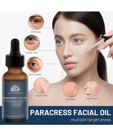 2PCS Paracress Facial Oil Paracress Oil Paracress Facial Serum Organic Reduce Smooth Fine Lines and Wrinkles for All Skin Types - Buy Online on GoSupps.com