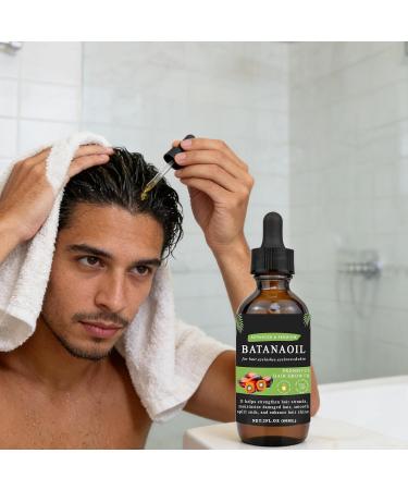 Hair Care Oil 60ml Liquid Scalp Strengthener Moisturizing Hair Oil For Split Ends And Hair Breakage For Split Ends Hair Thinning Hair Loss Shine Heat Styling Man - Buy Online on GoSupps.com