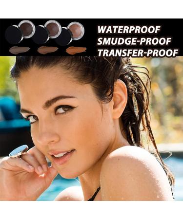 Eyebrow Pomade - Makeup Brow Stamp Set of 6 | Brow Stencil Sponge Applicator Dual Angled Brow Brush Brow Shaper Storage Pouch for Perfect Eyebrow Makeup - Buy Online on GoSupps.com