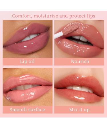  G n rique Shiftalter Tinted Lip Oil - For Lush and Hydrated Lips with Natural Radiance Long-Lasting Nourishing Lip Oil Tint Fruit Flavour Nude Light Shine Tinted Lips (01#) - Buy Online on GoSupps.com