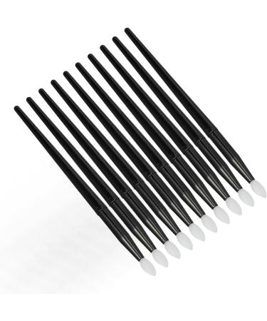 10 Pieces Reusable Silicone Lip Brushes for Lipstick and Lip Gloss Long Handle Makeup Applicator Set - Buy Online on GoSupps.com