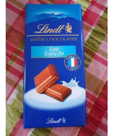 Lindt - MAITRE CHOCOLATIER Extra Fine Milk Tablet - Milk Chocolate - 110g