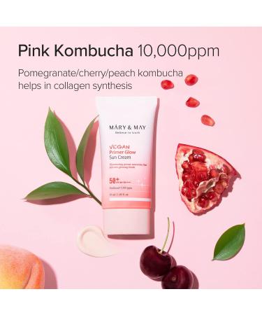 MaryMay Mary & May Vegan Primer Glow Sun Cream SPF 50+ PA++++ 50ml - Buy Online on GoSupps.com