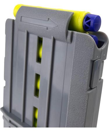 Dart Zone Pro-Series 15-Round Standard-Length Dart Magazine 3-Pack - Gray - Buy Online on GoSupps.com