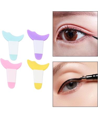 MERIGLARE Eyeliner Stencils Eyeliner Tool Eyeliner Template Practical Lightweight Eye Makeup Aid 4Pcs for Girls Women Beginners Eyelash - Buy Online on GoSupps.com