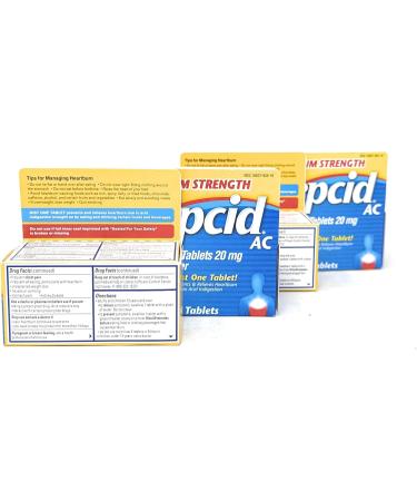 Pepcid AC Tablets Maximum Strength - 50 ct Pack of 4 - Buy Online on GoSupps.com