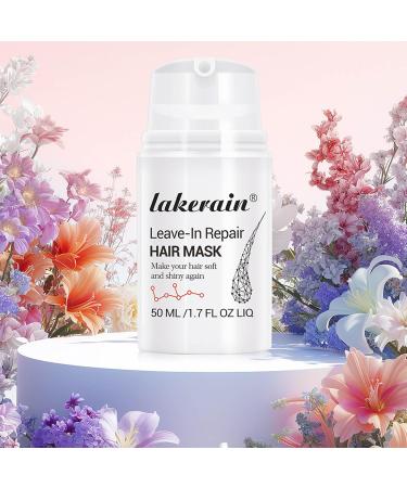 Leave-In Repair Hair Mask | Vegan Collagen for Softening & Restoring Shine | Hydrating Treatment for Dry & Damaged Hair | Split Ends Solution - Buy Online on GoSupps.com