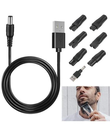 5V USB mesh cable cable 7 connector multifunction USB adapter set razor cable 7 plugs usb adapter set 5V razor charger power cable usb adapter for most razors hair cutting care devices