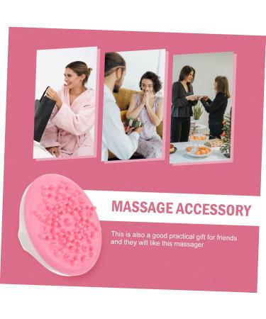 Massage Brush & Silicone Body Scrubbers - Anti Massager Tool for Bath & Scalp | Wear-Resistant Massage Supply - Blue 12x10x5.9cm - Buy Online on GoSupps.com