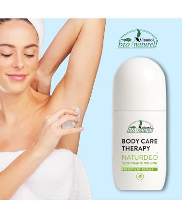  Vitamol Vitamol NaturDeo Roll-On Deodorant Naturally Scented Aluminium Free Paraben Free for Sensitive Skin Vegan & Organic - 50ml - Buy Online on GoSupps.com