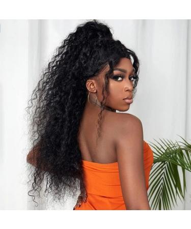 Seelaak 100% Brazilian Human Hair Kinky Curly Ponytail Extension 18 - Afro Curly Clip-In Wrap Around Ponytail - Buy Online on GoSupps.com