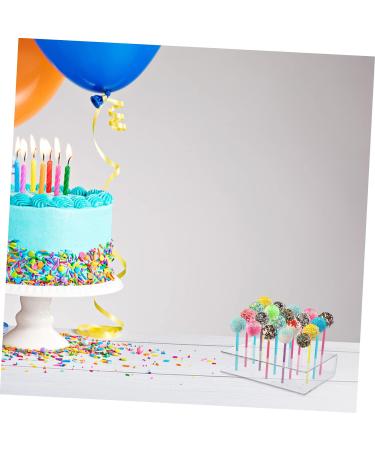 ABOOFAN 2pcs Lollipop Display Stand Cake Display Stand Dessert Stick Holder Rack Lollipop Holder Stand Lollipop Display Rack Cake Stand Buffet Lollipop Acrylic Bracket Wedding - Buy Online on GoSupps.com