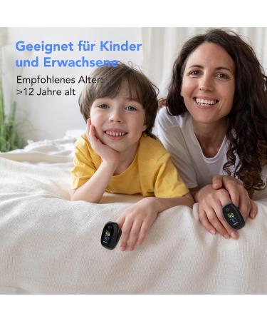 Wellue Pulse Oximeter - Portable Oxygen Saturation & Heart Rate Monitor | Easy to Use Automatic Measurement Batteries Included - Buy Online on GoSupps.com