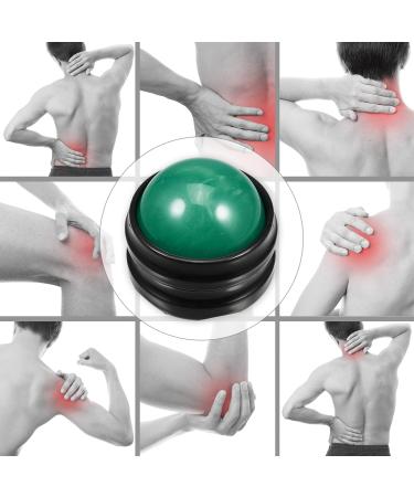 VOCOSTE Manual Massage Ball - Pressure Reduction Therapy | Black & Green | Perfect for Pain Relief & Relaxation - Buy Online on GoSupps.com